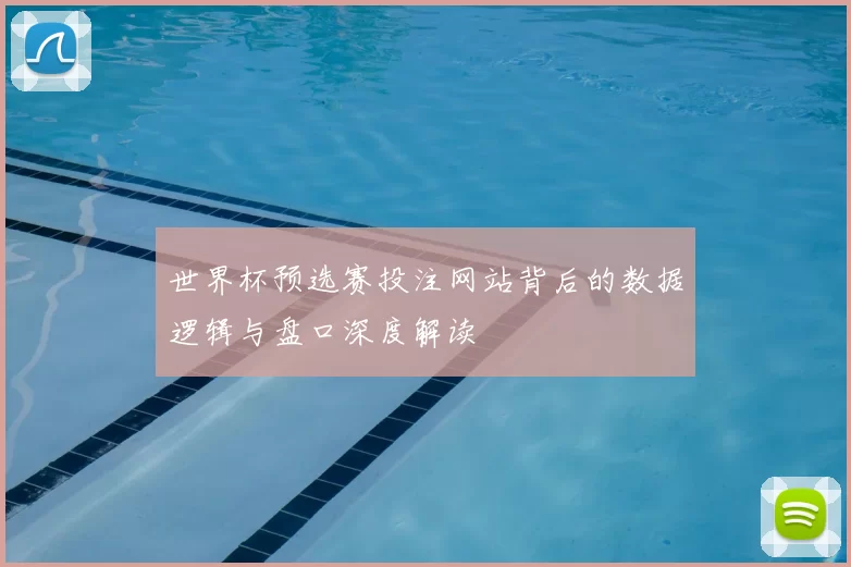 世界杯预选赛投注网站背后的数据逻辑与盘口深度解读